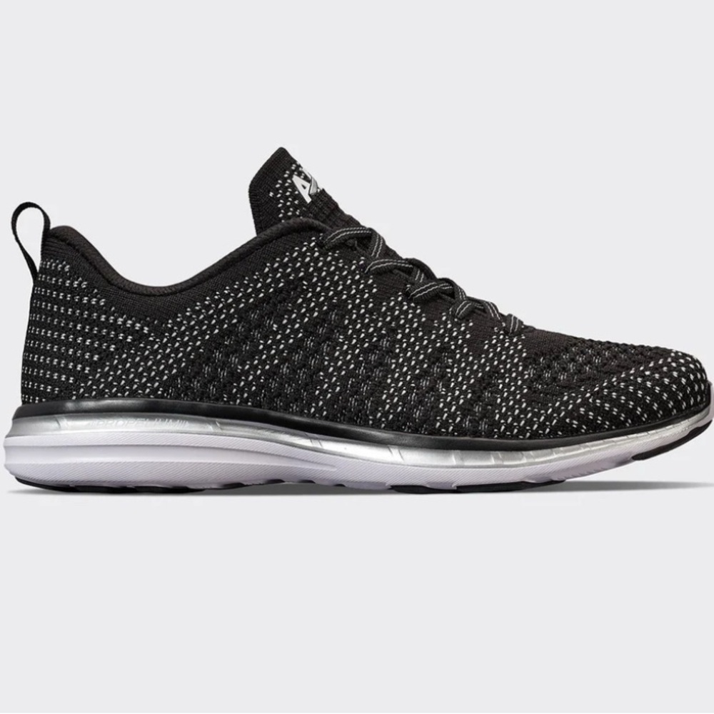 APL TechLoom pro X Men Women's Black and White Sneakers